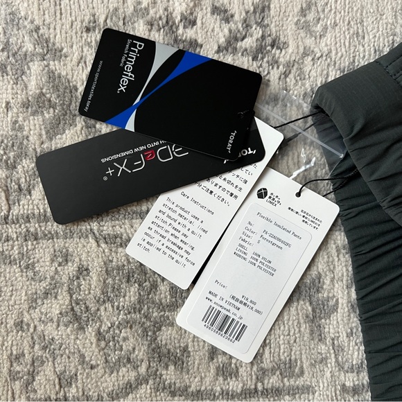 snow peak flexible insulated pants, forest green / gray, size S - Picture 6 of 8